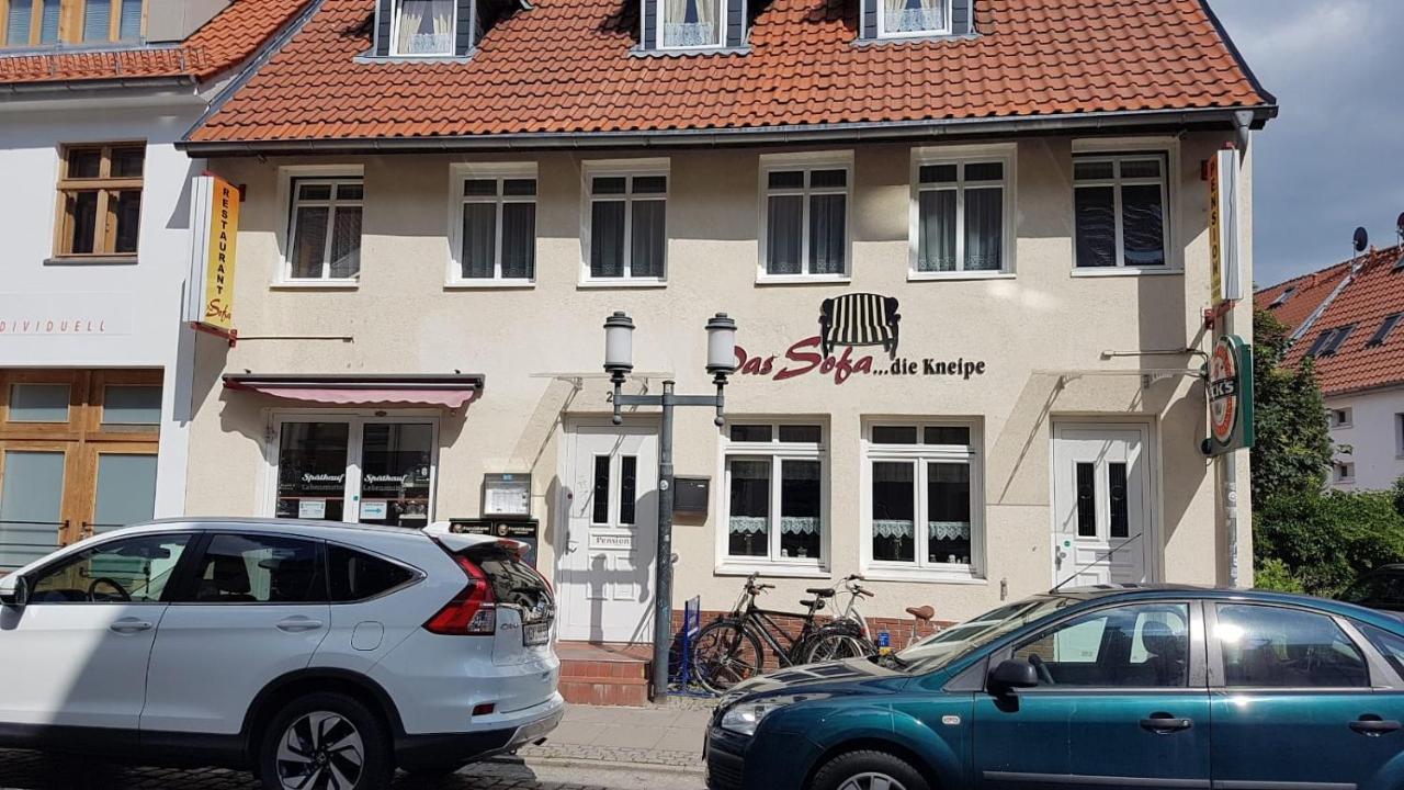 Das Sofa Restaurant-Pension-Spatkauf Greifswald Zewnętrze zdjęcie